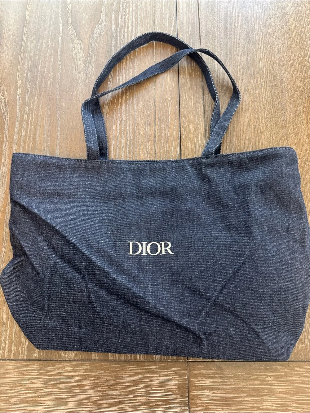 GWPDark Blue Denim Canvas Tote